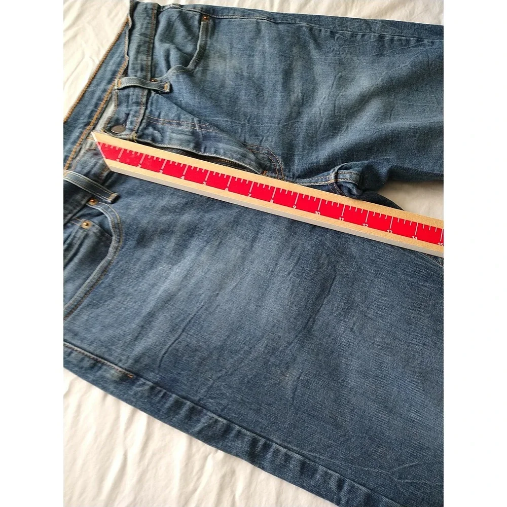 Levi's 514 Men's 36x32 Medium Wash Slim Straight Fit Stretch Denim Blue Jeans
